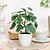 billige Kunstige blomster og vaser-forbedre hjemmeinnredningen din med naturtro eukalyptus potteplanter, og tilføye et forfriskende grønt preg til boarealet ditt