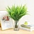 お買い得  造花-18パックの人工ボストンシダ、リアルな人工花植物、7つの葉のペルシャ草、ボストンシダ、屋内と屋外の緑の装飾に最適