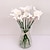 halpa Tekokukat-10 kpl keinotekoisia calla lily silkkikukkia realistisia pu miniatyyri kukkakoristeita täydellinen kotiin, valokuvaukseen, tapahtumiin ja luoviin tee-se-itse-projekteihin