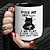 abordables Mugs et tasses-1 tasse à café en céramique de 11 oz avec un motif de chat noir pour la maison et le bureau - cadeau parfait pour les amateurs de café
