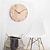 baratos Decoração de Parede-Relógio de parede de madeira redondo digital moderno design silencioso moda relógio de parede sala de estar decoração de casa presente relógio de parede 30 cm