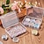 cheap Storage &amp; Organization-12pcs Transparent Plastic Packaging Box for Hardware Tools, Sample Display, Parts Packaging, and Card Storage - Modern Clear Storage Box with Snap Fasteners, Ideal for Crafts, Jewelry, Home, and Office Supplies