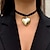 billiga Halsband-Halsband Pärla Dam Elegant söt stil Klassisk Hjärta Gulligt Hjärtformad Halsband Till Arbete Bal Nattklubb