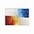 cheap Abstract Paintings-3D Textured Blue and Red Abstract Canvas Art Hand Painted Knife Landscape Oil Painting Canvas Wall Art Abstract Art for Living Room bedroom hotel wall decoration