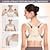 billiga Hängslen och stöd-hållningskorrektor för kvinnor och män, andningsbar ryggstöd, justerbar hållningskorrigerare för smärtlindring i rygg, axel och ryggrad