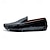 baratos Sapatilhas e Mocassins para Homem-Homens Mocassins e Slip-Ons Retro Penny Loafers Mocassim Caminhada Negócio Casual Cavalheiro Britânico Diário Couro Confortável Vermelho Escuro Preto Vermelho Claro Primavera Outono