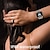 abordables Bracelets connectés-696 Y11 Montre intelligente 1.32 pouce Montre intelligente avec bracelet Bluetooth Podomètre Rappel d&#039;Appel Moniteur de Sommeil Compatible avec Android iOS Femme Mode Mains-Libres Rappel de Message