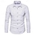 cheap Men&#039;s Dress Shirts-Men&#039;s Shirt Dress Shirt Button Up Shirt White Wine Navy Blue Long Sleeve Polka Dot Turndown Spring &amp;  Fall Wedding Daily Clothing Apparel