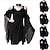 cheap Historical &amp; Vintage Costumes-Retro Vintage Punk &amp; Gothic Medieval Dress Masquerade Witch Women&#039;s Halloween Halloween Event / Party Dress