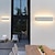 levne nástěnná světla-led nástěnná lampa 1hlava 16cm teplé bílé světlo akrylové hliníkové obývací pokoj ložnice toaletní zrcadlo noční lampa ip54 85-265v