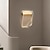 billige Indendørsvæglamper-moderne buede blade væglamper, indendørs led væglampe, 8w hardwired akryl væglampe til soveværelse, stue, entre 110-240v