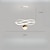 billige Cirkeldesign-moderne krystal led lysekrone til stue spisestue soveværelse hjem udskiftelig guld cirkel ring hængende pendel