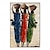 billige Portrætter-håndlavet oliemaleri lærred vægkunst dekoration figur abstrakt afrikansk kvinde til boligindretning rullet rammeløst ustrakt maleri