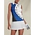 ieftine Colecția de designer-Pentru femei Tricou POLO Bleumarin Fără manșon Topuri Vestimenta Golf Doamnelor Haine Ținute Poartă Îmbrăcăminte