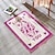cheap Living Room &amp; Bedroom Rugs-Cute Small Bedroom Rugs Aesthetic Indoor Doormat, Area Rugs Non Slip Washable, Retro Funky Throw Rugs for Bathroom Living Room Poker Dice