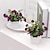 billiga Konstgjorda blommor och vaser-simulering av krukmaskros och pengablad: lämplig för företagskontor, vardagsrum, stationära datorer, entréer, bokhyllor, trädgårdar, innergårdar; blommig heminredning