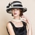 cheap Fascinators-Fascinators Hats Headwear Flax Bowler / Cloche Hat Bucket Hat Sun Hat Wedding Tea Party Elegant Wedding With Feather Floral Headpiece Headwear