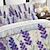 halpa Pussilakanasetit-keinuva laventeli pussilakana setti puuvilla kukkakuviosetti pehmeä 3-osainen ylelliset vuodevaatteet kotisisustus lahja twin full king queen size pussilakana