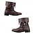 economico Calzature-Retrò Vintage Medievale Rinascimento Scarpe Stivali jazz piatti Pirata Cavaliere Vichingo Crociato Ranger Costume Per uomo Per donna Unisex Mascherata Evento / Festa Mascherata Adulti Scarpe