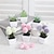 olcso Művirágok és vázák-6 db mesterséges mini cserepes növény készlet - valósághű faux növénykészlet otthoni és irodai dekorációhoz