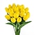 baratos Evento e suprimentos de festa-10 peças de flores artificiais de tulipa pu realistas: perfeitas para decoração de casa, decorações de casamento e eventos - tulipas de toque realista para maior elegância