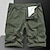 cheap Cargo Shorts-Men&#039;s Tactical Shorts Cargo Shorts Shorts Button Elastic Waist Multi Pocket Plain Wearable Short Outdoor Daily Going out Fashion Classic Black Army Green