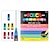 cheap Stress Relievers-5m Poster Painting Water-Based Pen Set Boxed Acrylic Graffiti Marker Pen