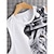billige 3D-herreskjorter-Grafisk Dyr Løve Ferie Tropisk Designer Herre 3D-udskrivning Vest Top Ærmeløs T-shirt til mænd Fest Daglig Træningscenter T-shirt Hvid Uden ærmer Rund hals Skjorte Forår sommer Tøj S M L XL 2XL 3XL