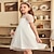 cheap Party Dresses-Girls Dress Contrast Mesh Puffy Short Sleeve A Line Casual Party Dress 3-12 Years