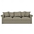billige IKEA Dækker-grønlid 100% bomuld betræk 3-personers sofabetræk ensfarvet betræk til ikea sofa