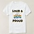 cheap Carnival Costumes-LGBT LGBTQ T-shirt Pride Shirts Rainbow Loud and Proud Funny Lesbian Gay For Couple&#039;s Unisex Adults&#039; Masquerade Hot Stamping Pride Parade Pride Month