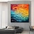 cheap Abstract Paintings-Handpainted Abstract Painting Palette Knife Painting Oil Painting Oil Artworks Artwork Modern Art Gifts Abstract Techniques Painting Frame Ready To Hang