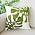 baratos Textured lance travesseiros-Capa de almofada quadrada bordada com padrão de palmeira para quarto, sala de estar, sofá, cadeira