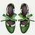 cheap Women&#039;s  Vintage Shoes-Women&#039;s Vintage Shoes Mary Jane Handmade Shoes Vintage Shoes Wedding Party Bowknot Kitten Heel Pointed Toe Elegant Vintage Premium Leather Lace-up Green