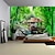 ieftine tapiserie peisajului-peisaj pădure de bambus agățat tapiserie artă de perete tapiserie mare decor mural fotografie fundal pătură perdea acasă dormitor living decor