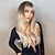 cheap Synthetic Trendy Wigs-Synthetic Wig Uniforms Career Costumes Princess Curly Wavy Middle Part Layered Haircut Machine Made Wig 26 inch Light Brown Synthetic Hair Women&#039;s Cosplay Party Fashion Light Brown