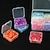 economico Storage e organizzazione spazi-Set di scatole portaoggetti quadrate piccole da 12 pezzi: portapillole trasparente e staccabile per gioielli e forniture artigianali