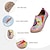 cheap Graphic Print Shoes-Women&#039;s Sneakers Flats Slip-Ons Print Shoes Slip-on Sneakers Daily Vacation Travel Floral Bird 3D Flat Heel Vacation Casual Comfort Walking Canvas Loafer Yellow Purple