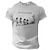 お買い得  メンズグラフィックTシャツ-男の進化 メンズ グラフィック 100% コットン シャツ ヴィンテージ シャツ 半袖 快適 Tシャツ 夏 ファッション デザイナー 服