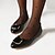 abordables Sandalias planas de mujer-Mujer Bailarinas Sexy zapatos Zapatos Confort Trabajo Diario Tacón Plano Dedo Puntiagudo Elegante Negocios Cuero Sintético Mocasín Negro Blanco