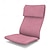 preiswerte IKEA Abdeckungen-Poäng 1-Sitzer Sessel Kissen Kissenversion einfarbig gesteppte Polyester-Schonbezüge Ikea-Serie