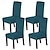 ieftine Nunta domnului si doamna-huse pentru scaune de sufragerie din catifea huse pentru scaune de sufragerie elastice set de 4 huse pentru scaune parson protectoare pentru scaune huse pentru mese lavabile puternice groase