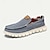 cheap Men&#039;s Slip-ons &amp; Loafers-Men&#039;s Casual Slip-On Woven Canvas Loafers – Lightweight Breathable Shoes for Everyday Comfort