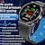 billige Smartarmbånd-696 P70 Smart Watch 1.32 inch Smart armbånd Smartwatch Bluetooth EKG + PPG Temperaturovervågning Skridtæller Kompatibel med Android iOS Herre Beskedpåmindelse IP 67 43 mm urkasse