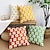 cheap Textured Throw Pillows-1 pcs Polyester Pillow Cover, Floral Rectangular Square Traditional Classic