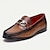 preiswerte Herrenpantoletten &amp; -slipper-Herren Loafer schwarz braun klassisch perforiertes Leder Horsebit