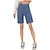baratos Calções de mulher-Mulheres Calção Pijamas Algodão E Linho Cintura Alta Curto Azul Preto Claro Verão