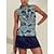 abordables Collection de créateurs-Femme T-shirt POLO Bleu de minuit Sans Manches Top Vêtements de golf pour femmes, tenues, vêtements