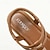 billiga Damsandaler-kvinnor sandaler sommar den utskurna platt bohemia strandsko för bekväma resor sandal kvinnor sommar kil sandaler öppen tå sandaler vintage anti-halk läder casual plattform svart brun aprikos sandaler