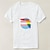 baratos Camisas do Orgulho-Camiseta lgbt lgbtq camisas do orgulho com 1 par de meias conjunto de bandeira do arco-íris dirá gay florida engraçado queer lésbica gay camiseta para casal unissex adultos parada do orgulho orgulho